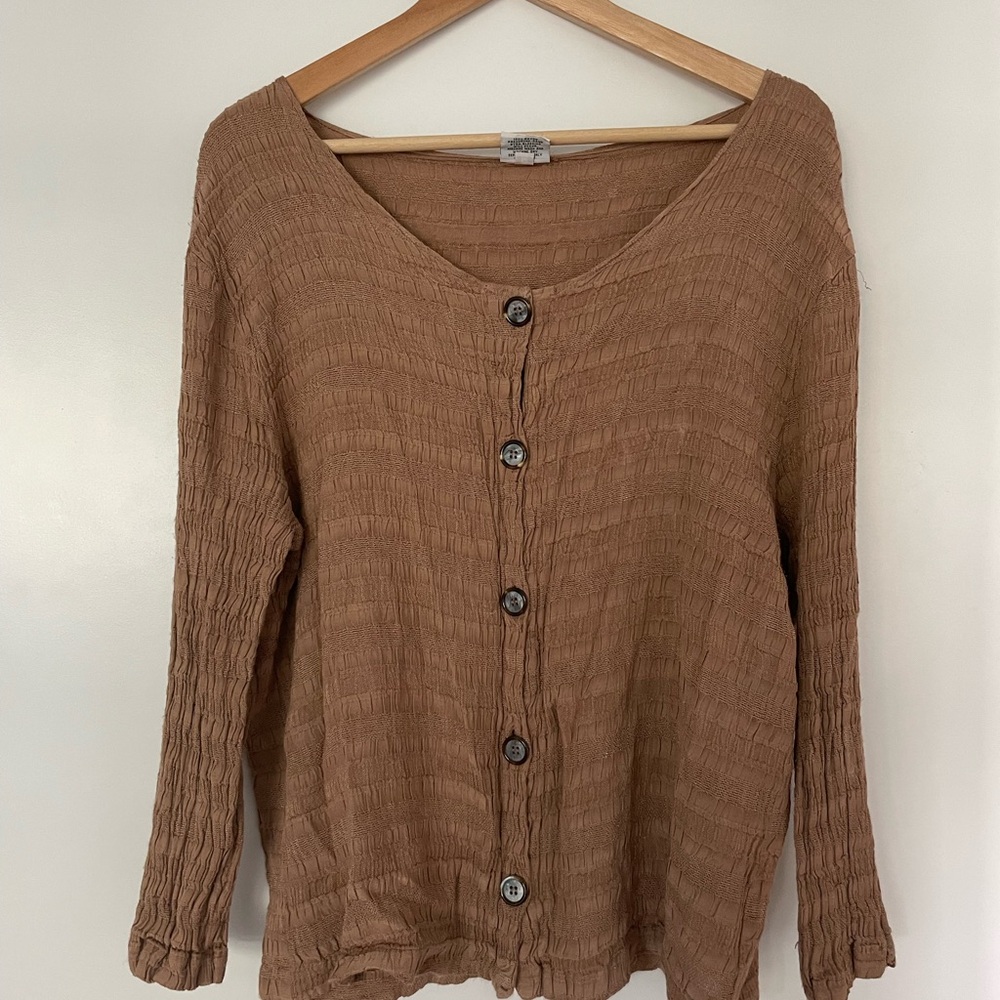 CP Shades Crinkle Cardigan